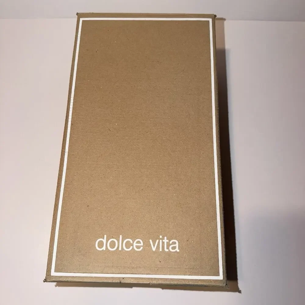 Pamla Mid Sling Back Heel in Leopard Suede Dolce Vita Size 11 Wide